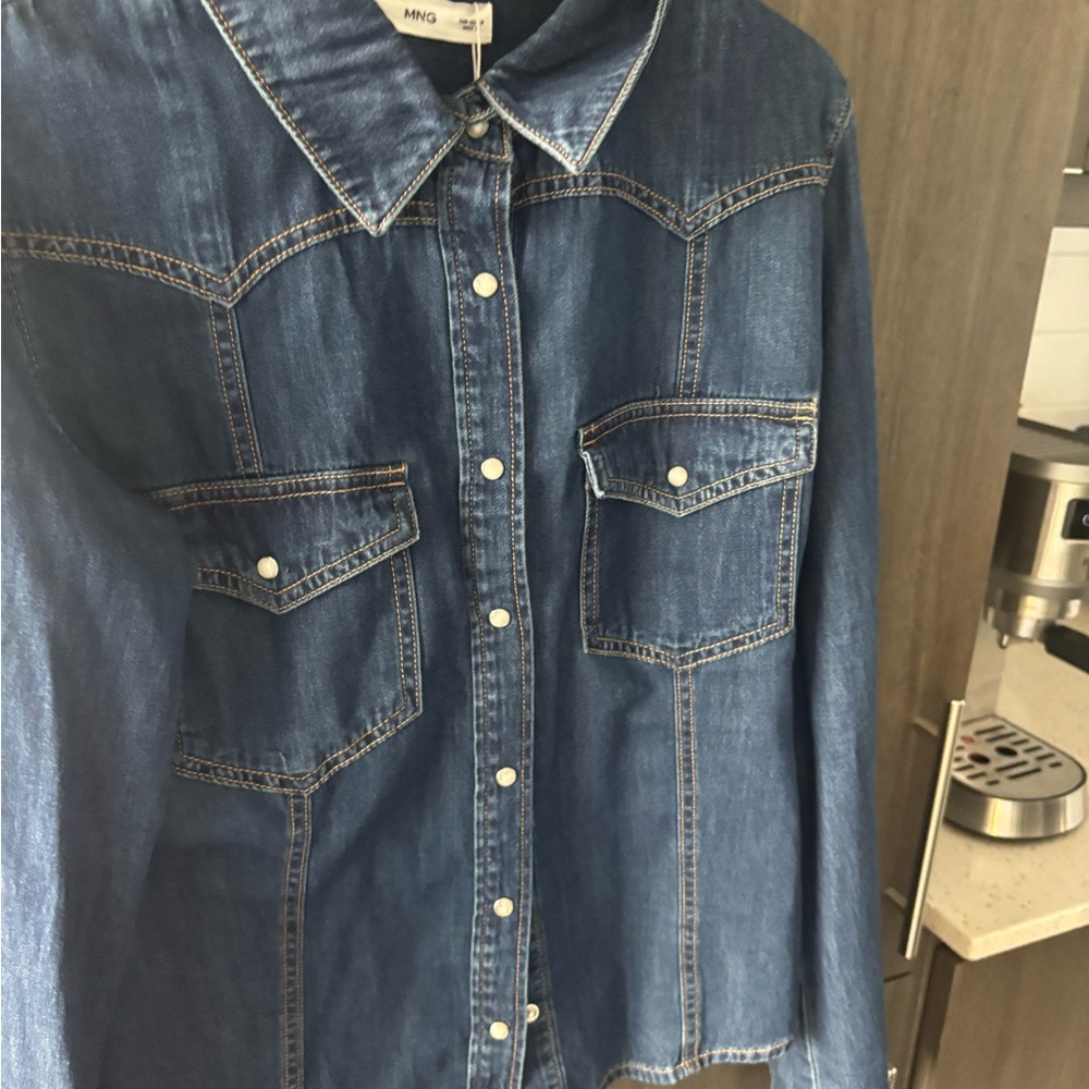 Mango Blue Jean Jacket